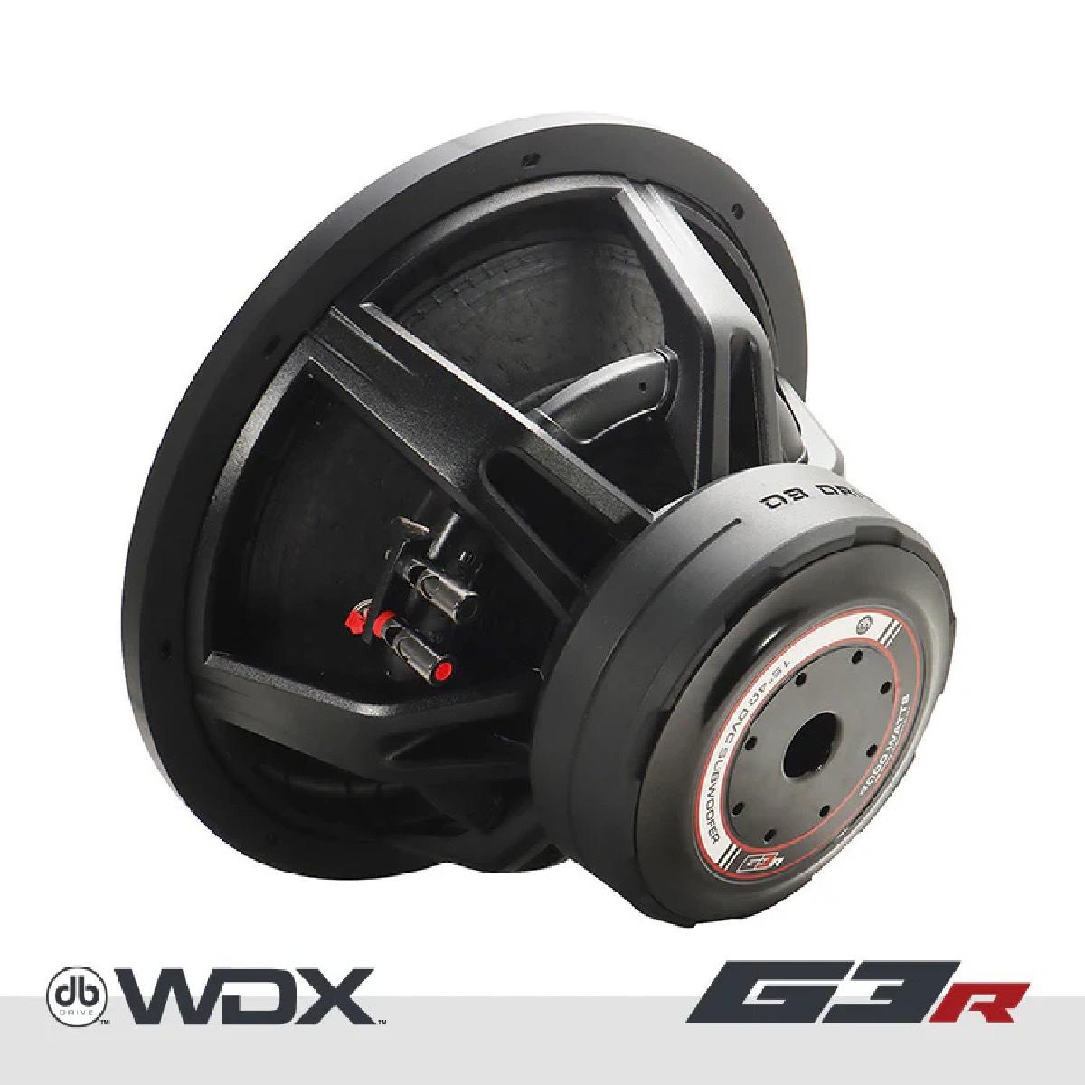 DB DRIVE 15" 4000 WATT DUAL 4 OHM SUBWOOFER (WDX15G3R.4)
