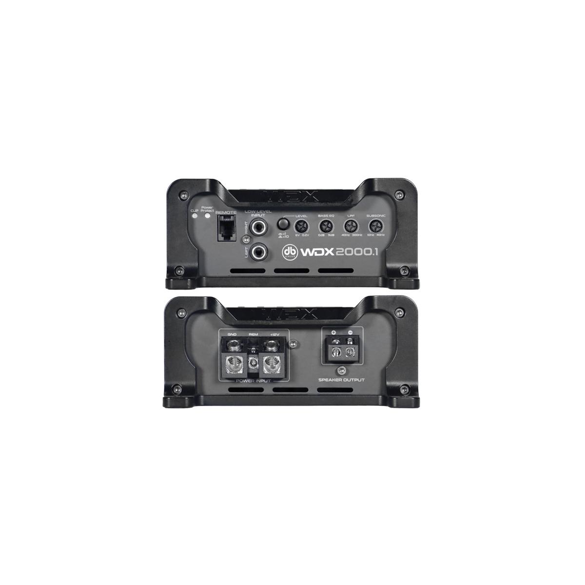 DB DRIVE 2,000 WATT MONO BLOCK AMPLIFIER (WDX2000.1)