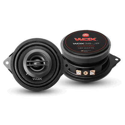 DB DRIVE 3.5" 2-WAY 120 WATT PLUG-N-PLAY JEEP SPEAKERS WITH SPEAKER HARNESS (WDX35-JP)