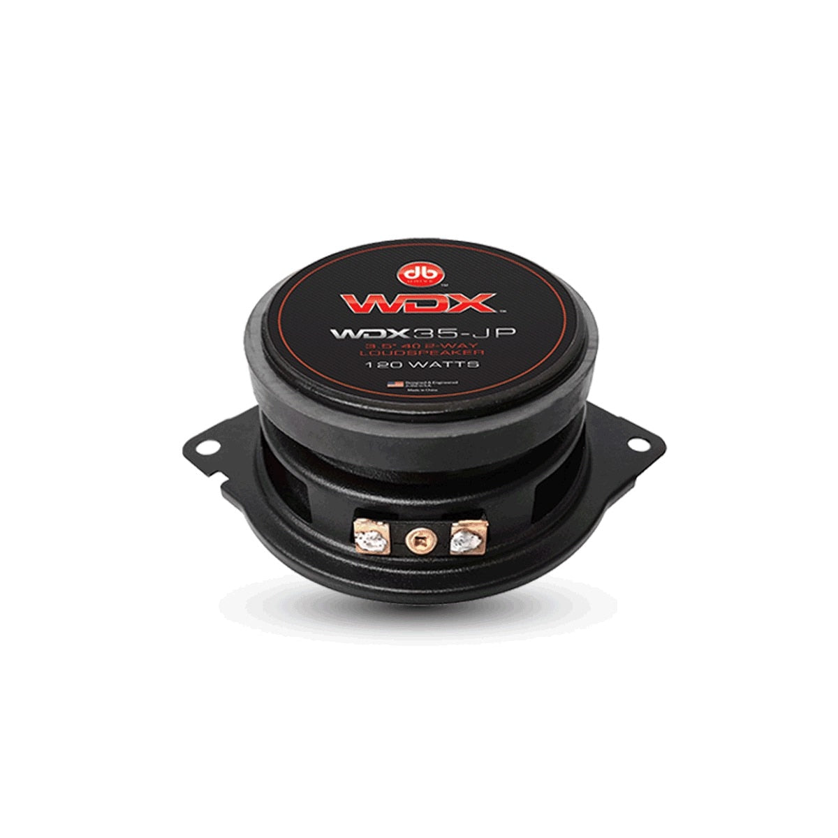 DB DRIVE 3.5" 2-WAY 120 WATT PLUG-N-PLAY JEEP SPEAKERS WITH SPEAKER HARNESS (WDX35-JP)