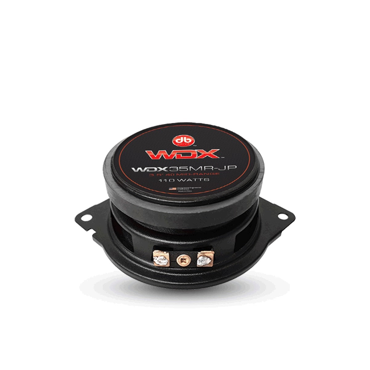 DB DRIVE 3.5" MIDRANGE 110 WATT PLUG-N-PLAY JEEP SPEAKERS WITH SPEAKER HARNESS (WDX35MR-JP)