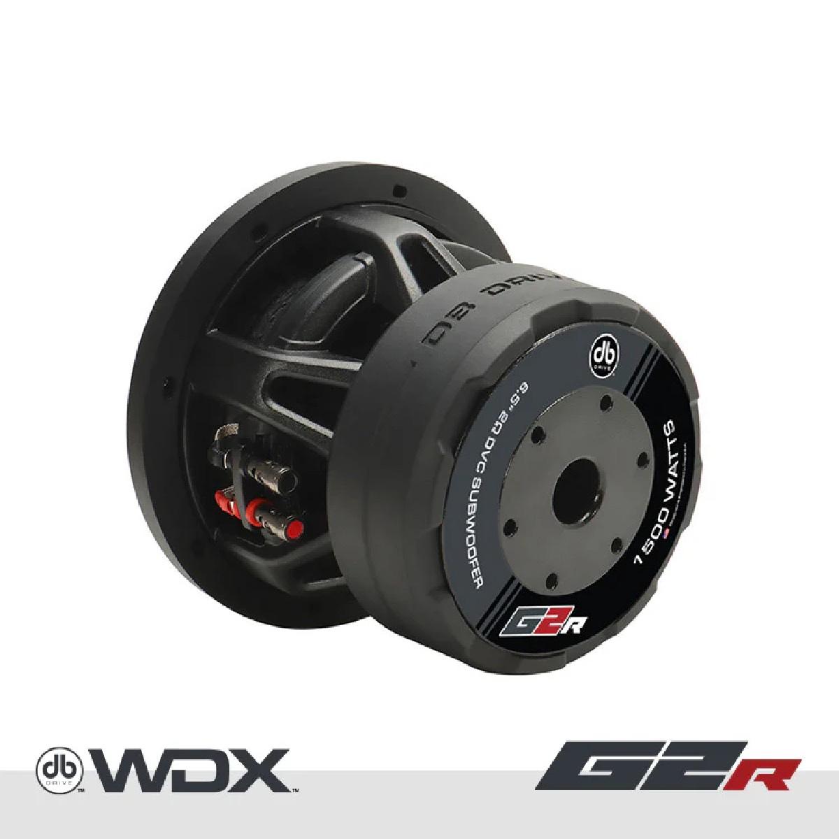 DB DRIVE 6.5" 1500 WATT DUAL 2 OHM SUBWOOFER (WDX6.5G2R.2)