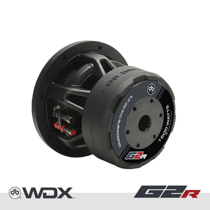 DB DRIVE 6.5" 1500 WATT DUAL 2 OHM SUBWOOFER (WDX6.5G2R.2)