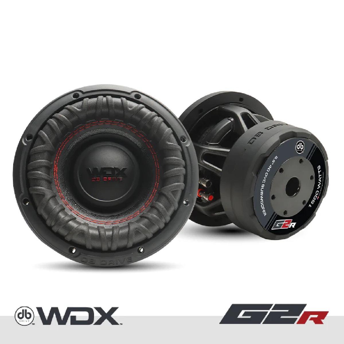 DB DRIVE 6.5" 1500 WATT DUAL 4 OHM SUBWOOFER (WDX6.5G2R.4)