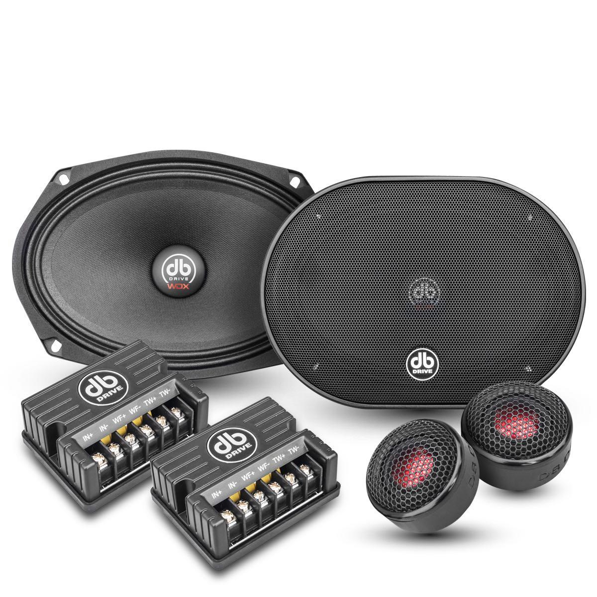 DB DRIVE 6X9" 600 WATT COMPONENT COMPONENT LOUDSPEAKERS (WDX69C-G2)