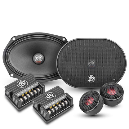 DB DRIVE 6X9" 600 WATT COMPONENT COMPONENT LOUDSPEAKERS (WDX69C-G2)
