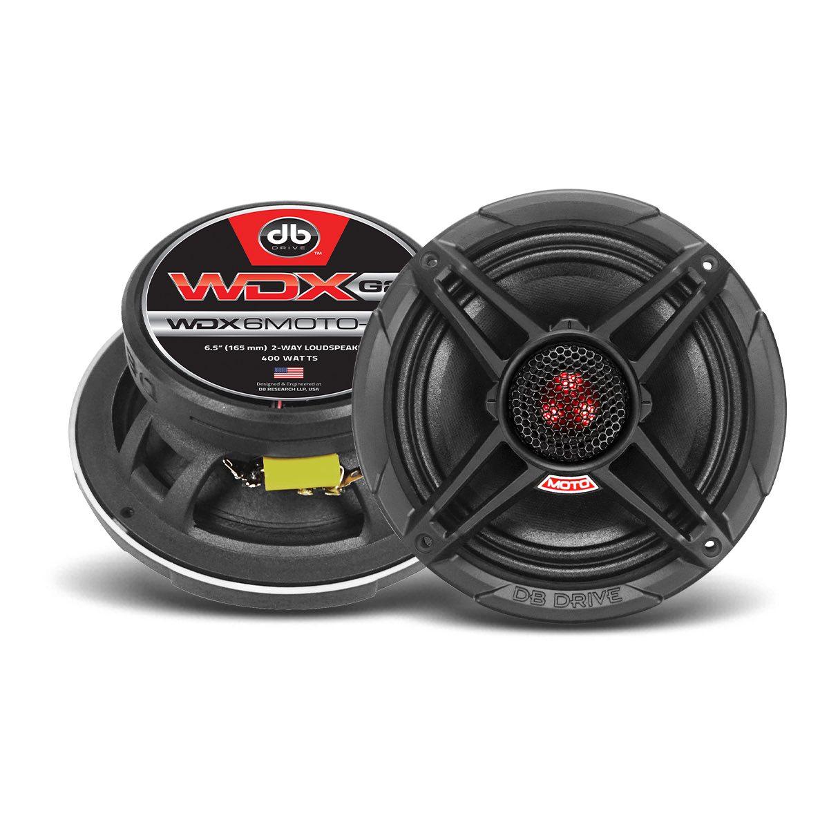 DB DRIVE GEN 2 400 WATT MOTORCYCLE SPEAKERS (WDX6MOTOG2)