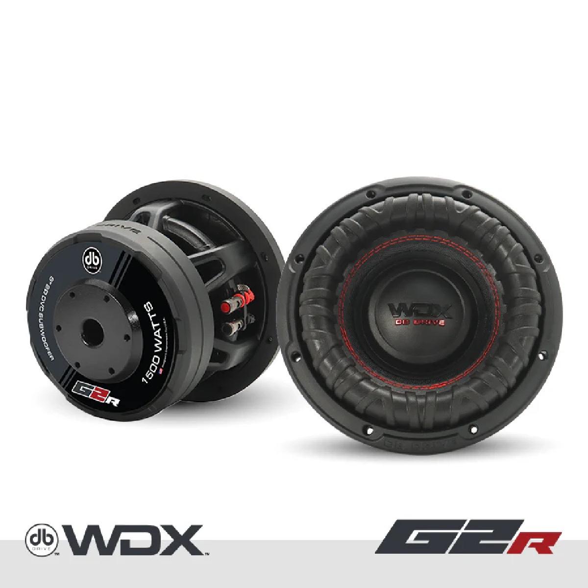 DB DRIVE 8" 1500 WATT DUAL 2 OHM SUBWOOFER (WDX8G2R.2)