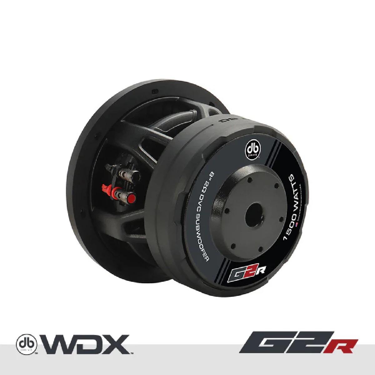 DB DRIVE 8" 1500 WATT DUAL 2 OHM SUBWOOFER (WDX8G2R.2)