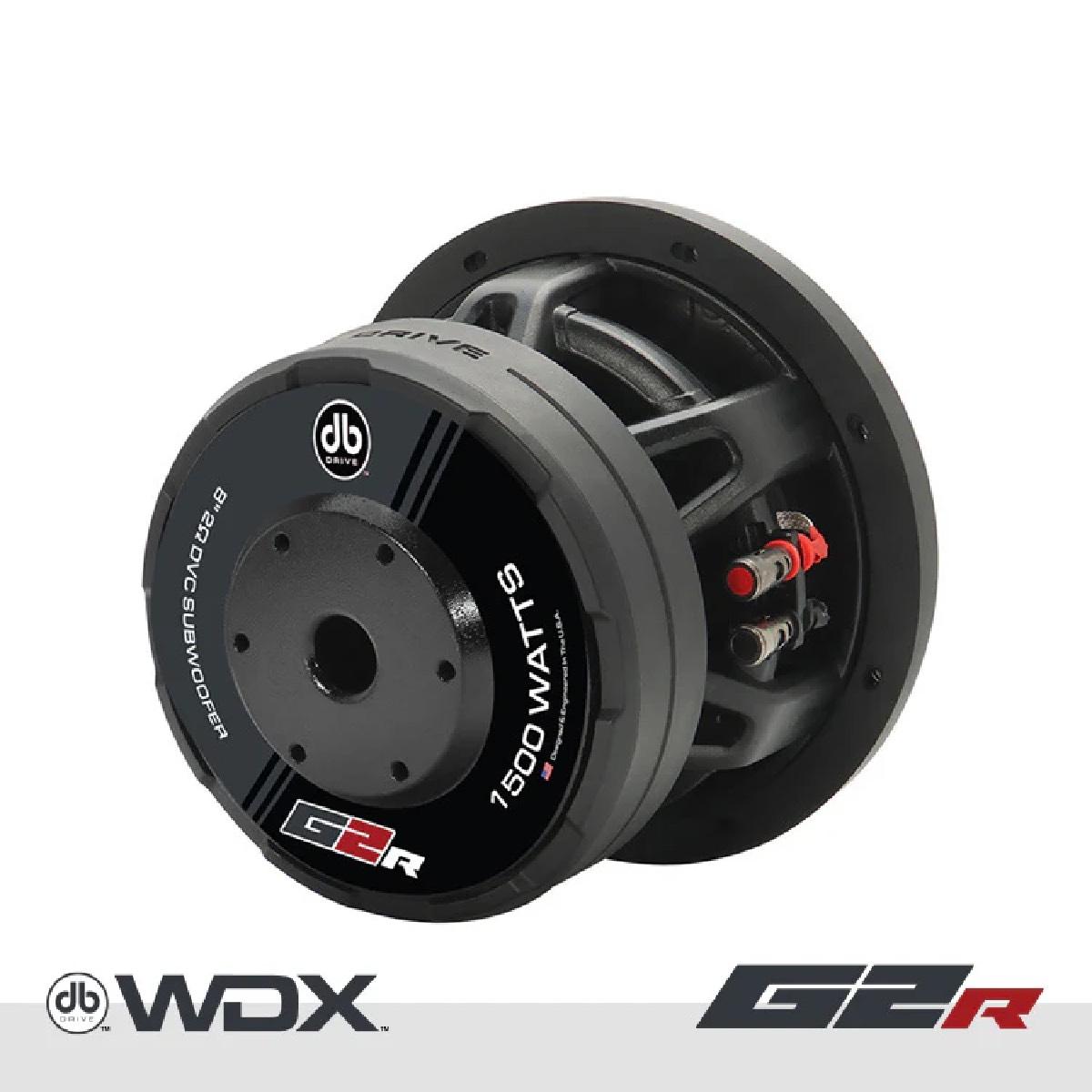 DB DRIVE 8" 1500 WATT DUAL 4 OHM SUBWOOFER (WDX8G2R.4)