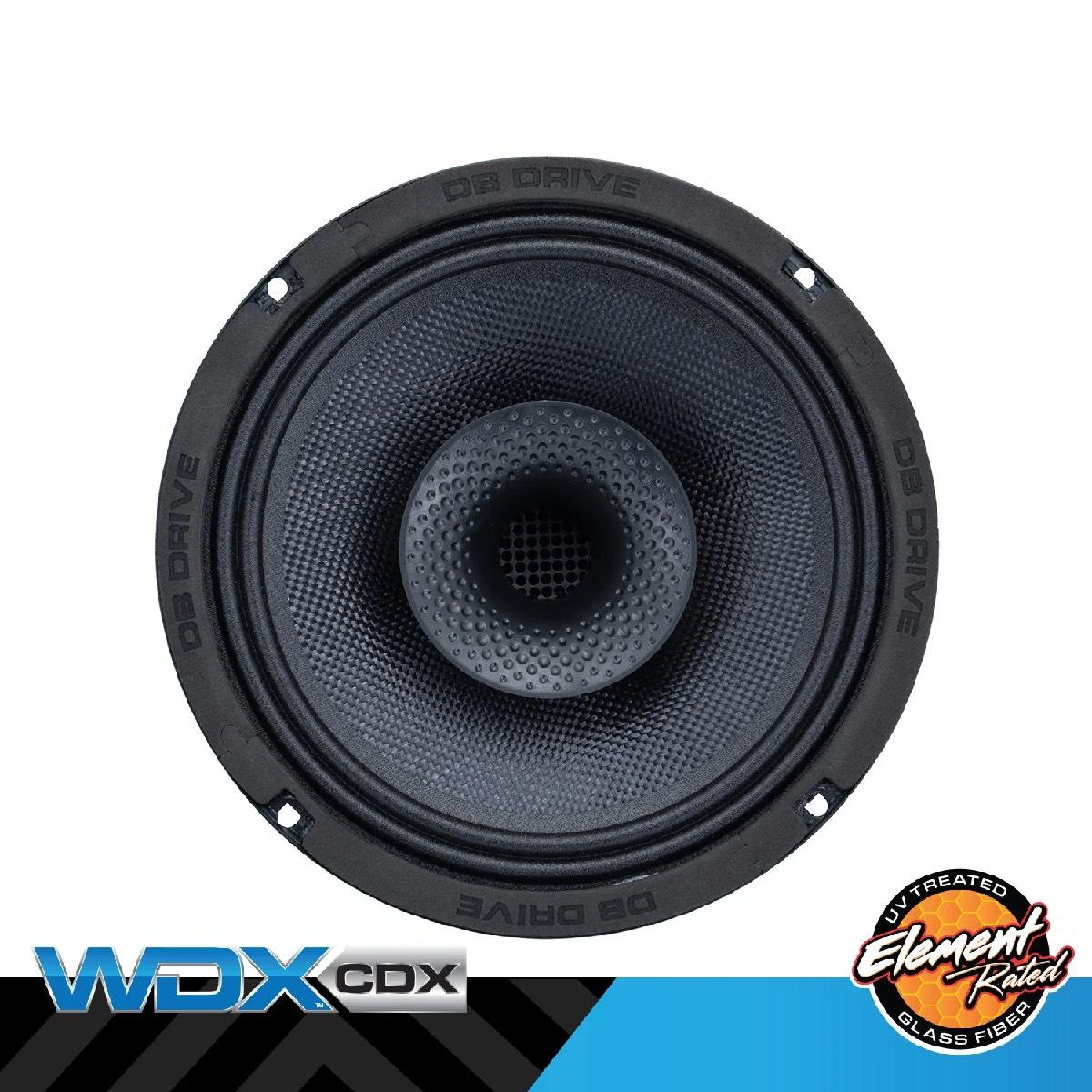 DB DRIVE 8" 550 WATT LOUDSPEAKER WITH COMPRESSION DRIVER WEATHER RESISTANT (WDX8MOTO-CDX)