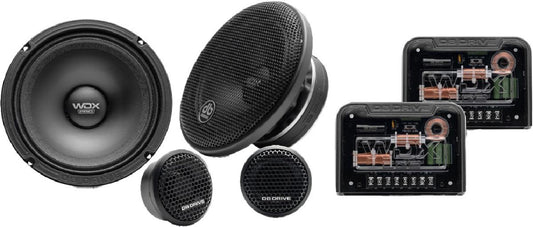 DB DRIVE 6.5" 500 WATT PRO REFERENCE 2 WAY COMPONENT LOUDSPEAKER SET (WDX P65C)