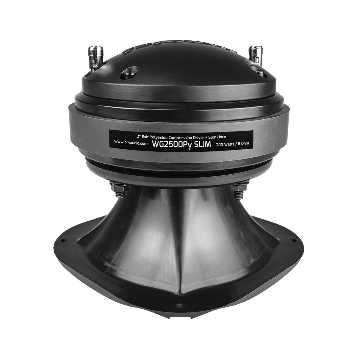 PRV AUDIO - Driver Horn Combo 2" EXIT MIDS & HIGHS COMPRESSION DRIVER WITH HORN (WG2500PY-SLIM)