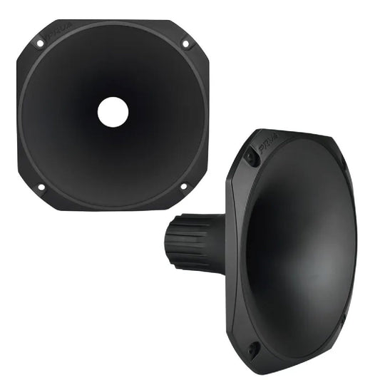 PRV AUDIO - 1" EXIT SCREW-ON WAVE GUIDE - 45�� X 45�� - BLACK MATTE FINISH - SHORT VERSION (WGP14-25BLACK-S)