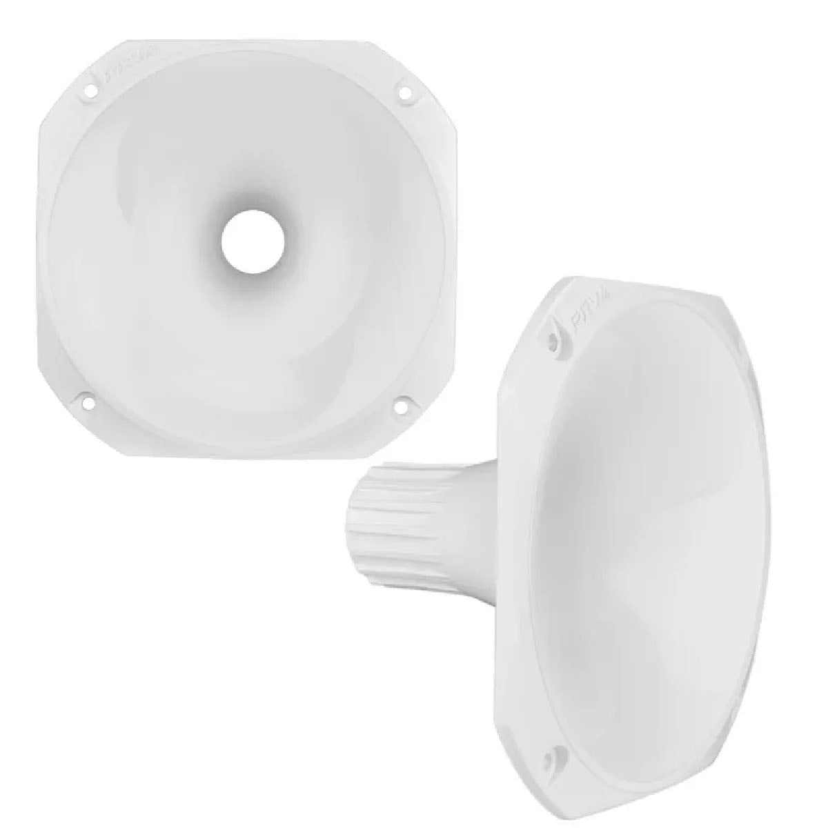 PRV AUDIO - 1" EXIT SCREW-ON WAVE GUIDE - 45�� X 45�� - WHITE MATTE FINISH - SHORT VERSION (WGP14-25WHITE-S)