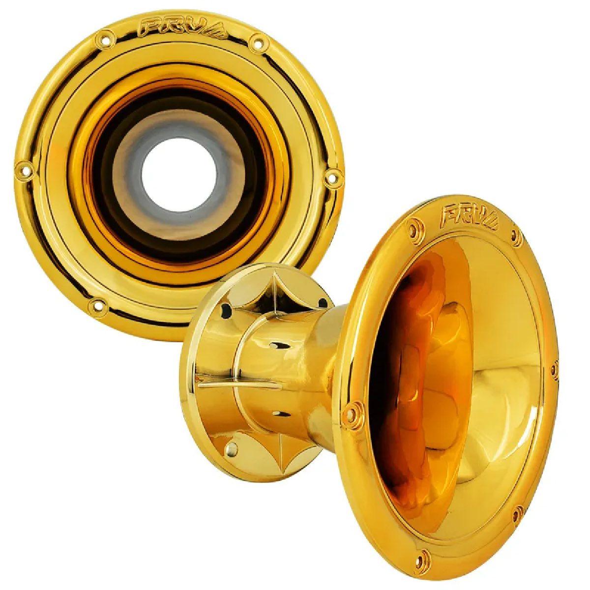 PRV AUDIO - 2" EXIT WAVE GUIDE - 45�� X 45�� - GOLD CHROME FINISH (WGP14-50GOLDCR)