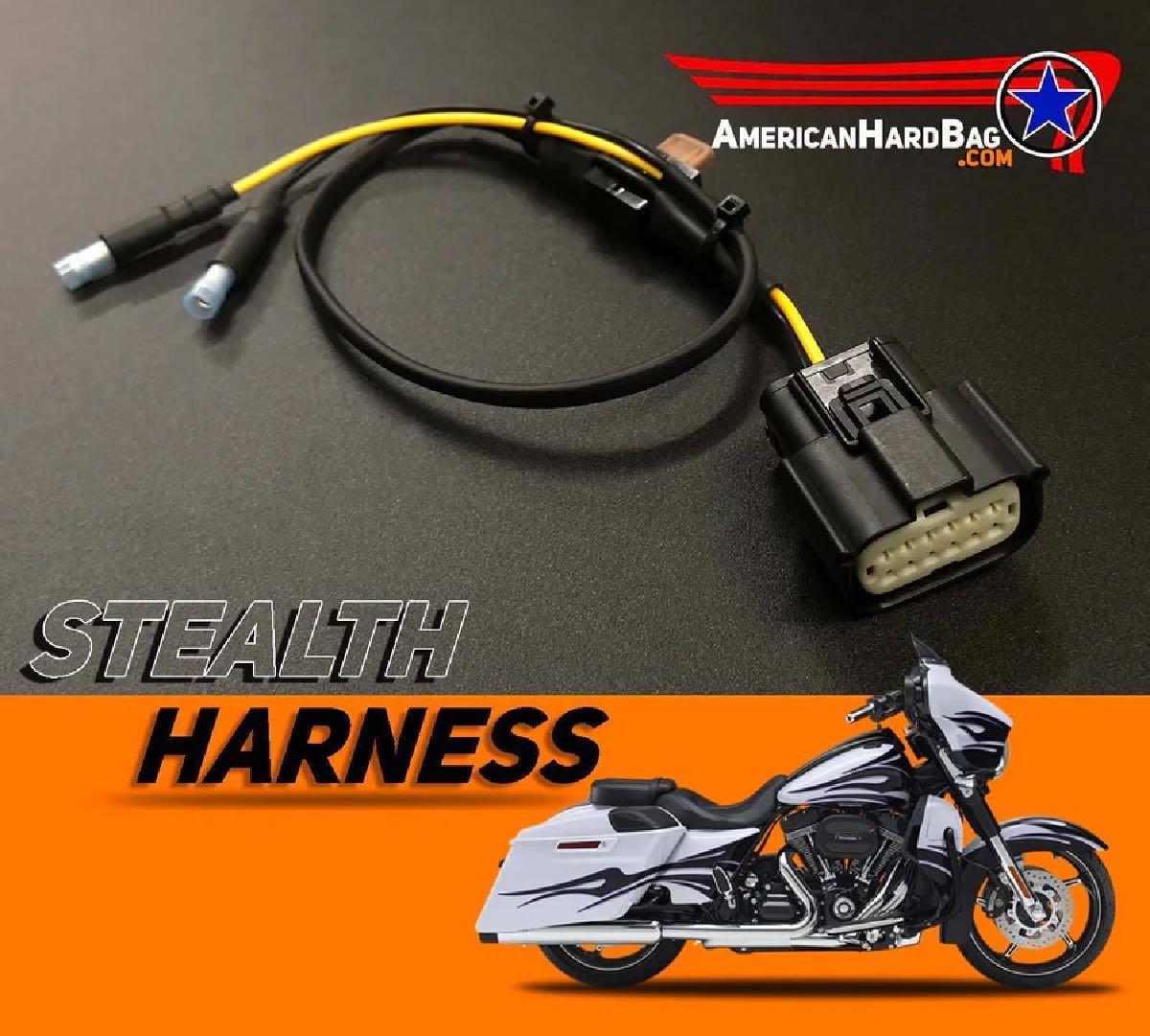 AMERICAN HARD BAG POWER & GROUND TAP WITHOUT CB OPTION FOR '14 AND LATER (WH-14-SH-NOCB)