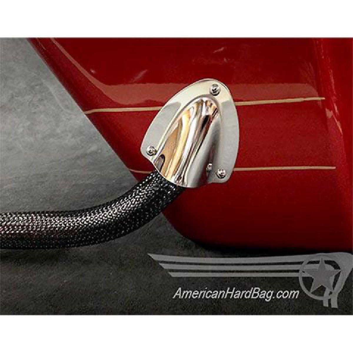 AMERICAN HARD BAG CUSTOM 4 GAUGE HARLEY SADDLE BAG WIRE HARNESS FOR AMPLIFIERS & SPEAKERS 1998+ (WH-4AWG-SB)