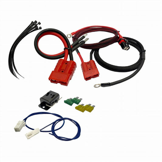 AMERICAN HARD BAG 8 GAUGE PREMIUM FAIRING MOUNTED AMP POWER HARNESS WITH DISCONNECT (WH-8G) - image 1