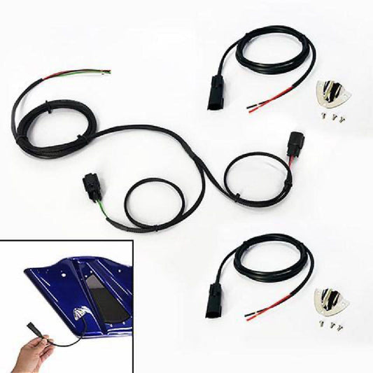 AMERICAN HARD BAG SADDLEBAG SPEAKER HARNESS 2 CHANNEL (WH-SBB2)