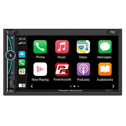 POWER ACOUSTIK 7" WITH APPLE CARPLAY & ANDROID AUTO PACKAGED WITH 2 - 6.5" SPEAKERS (WMH7-S1)