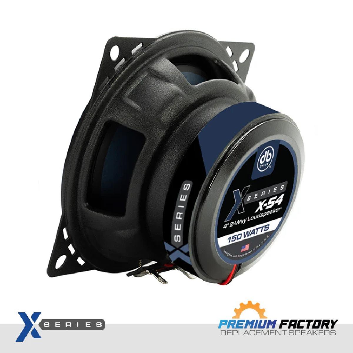 DB DRIVE 4" 150 WATT 2 WAY SPEAKERS (X-S4)
