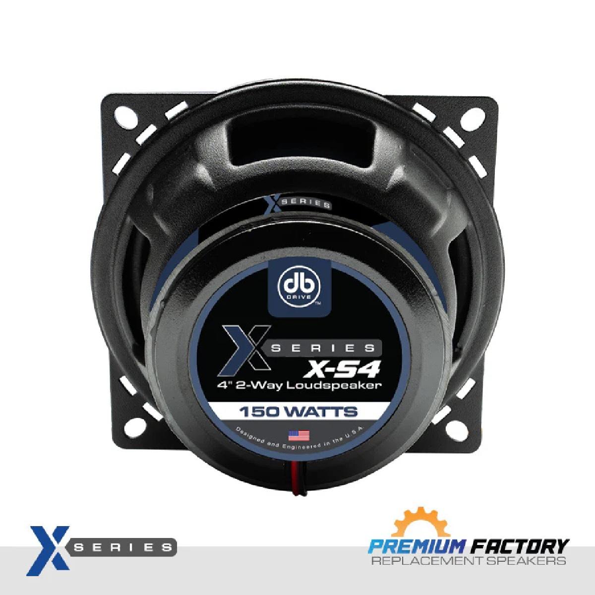 DB DRIVE 4" 150 WATT 2 WAY SPEAKERS (X-S4)