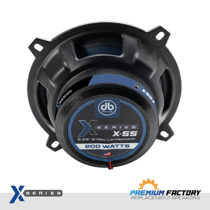 DB DRIVE 5.25" 200 WATT 2 WAY SPEAKERS (X-S5)