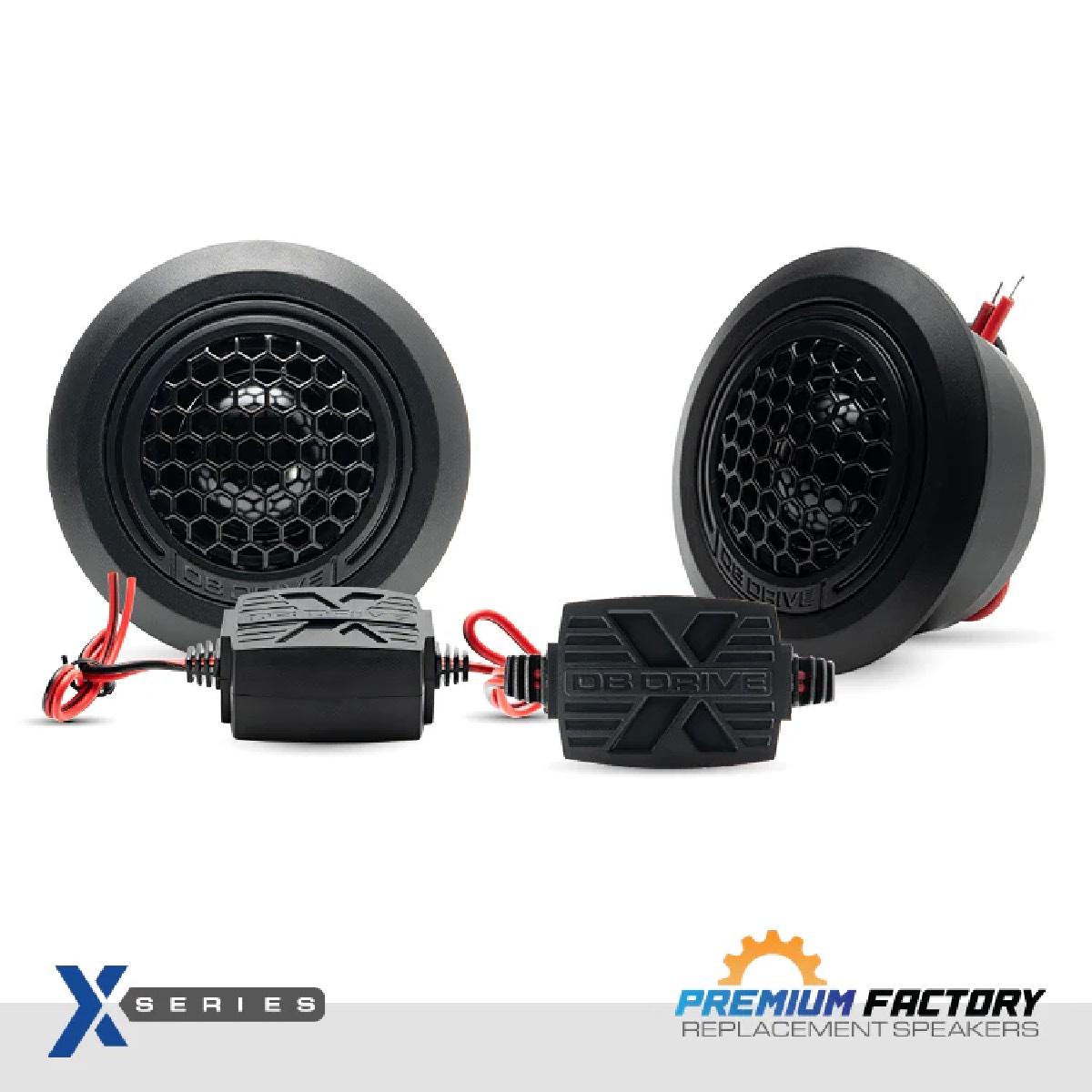DB DRIVE 3/4" 100 WATT TWEETERS WITH CROSSOVERS (X-S75TW)