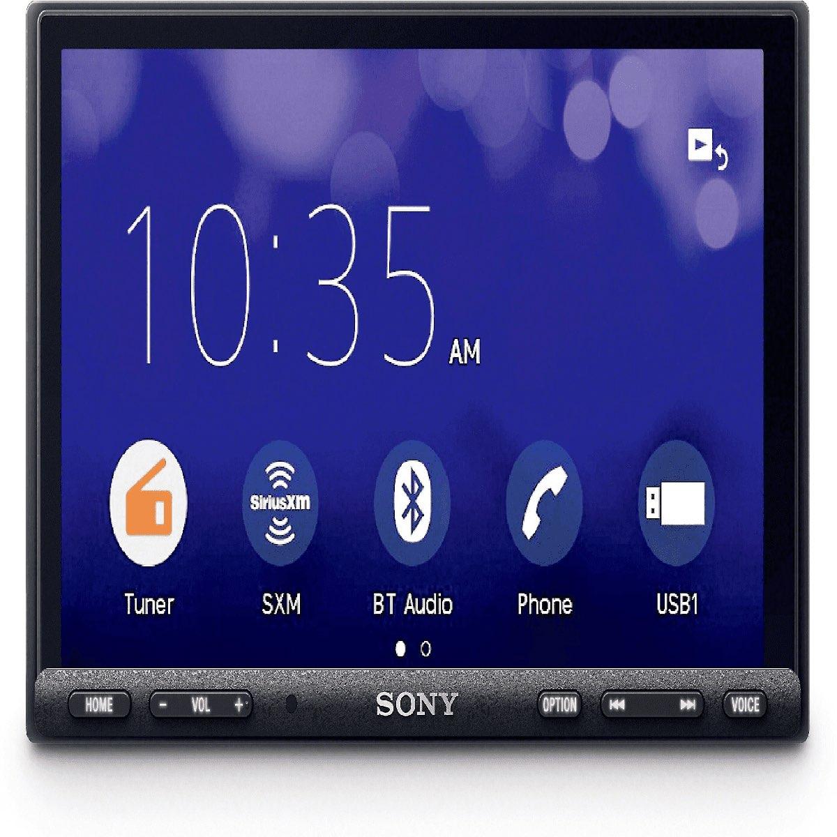 SONY 6.95" DOUBLE DIN W/ CARPLAY & ANDROID AUTO & 100 X 4 AMPLIFIER BUILT IN (XAVAX 7000)