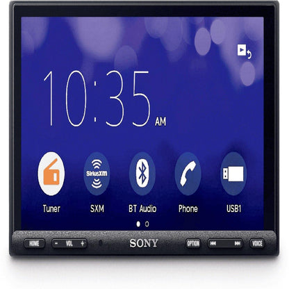 SONY 6.95" DOUBLE DIN W/ CARPLAY & ANDROID AUTO & 100 X 4 AMPLIFIER BUILT IN (XAVAX 7000)