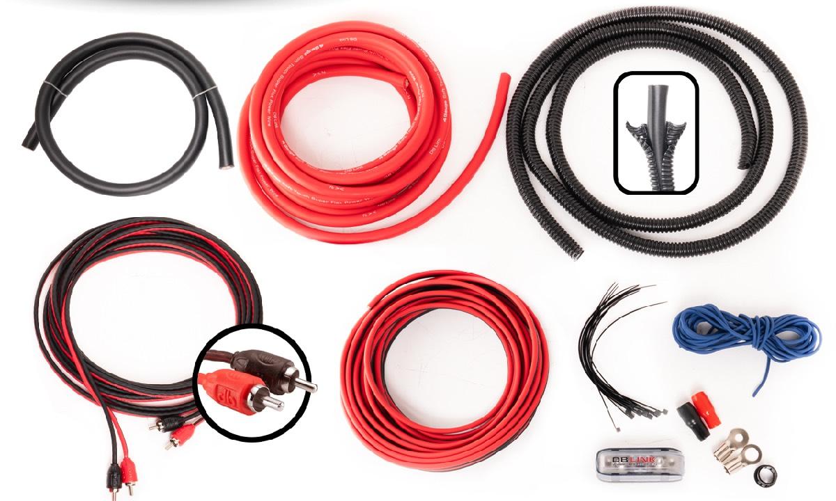 DB LINK 4 GAUGE SUPER FLEX MINI ANL AMPLIFIER KIT (XRK4MANL)