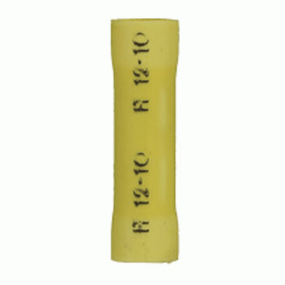 INSTALL BAY VINYL BUTT CONNECTOR 12-10 GAUGE 100 PACK (YVBC)
