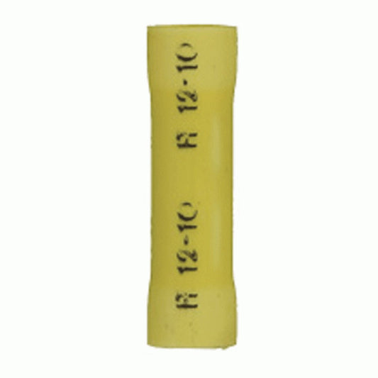 INSTALL BAY VINYL BUTT CONNECTOR 12-10 GAUGE 100 PACK (YVBC)