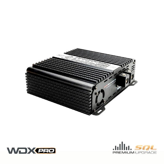 DB Drive 3000W 1 Ohm amplifier in black with heat sink design and CH BEATS branding