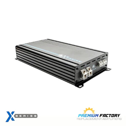 DB Drive Class D car amp black compact amplifier with multiple input/output connectors