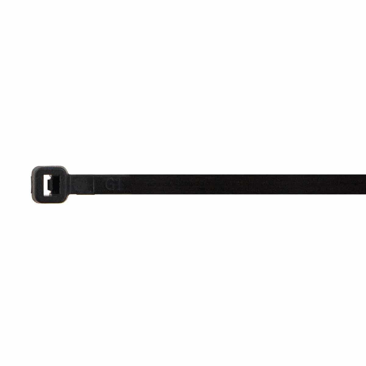 DB Link 8 Inch Black UV Resistant Nylon Zip Ties 100 Pack