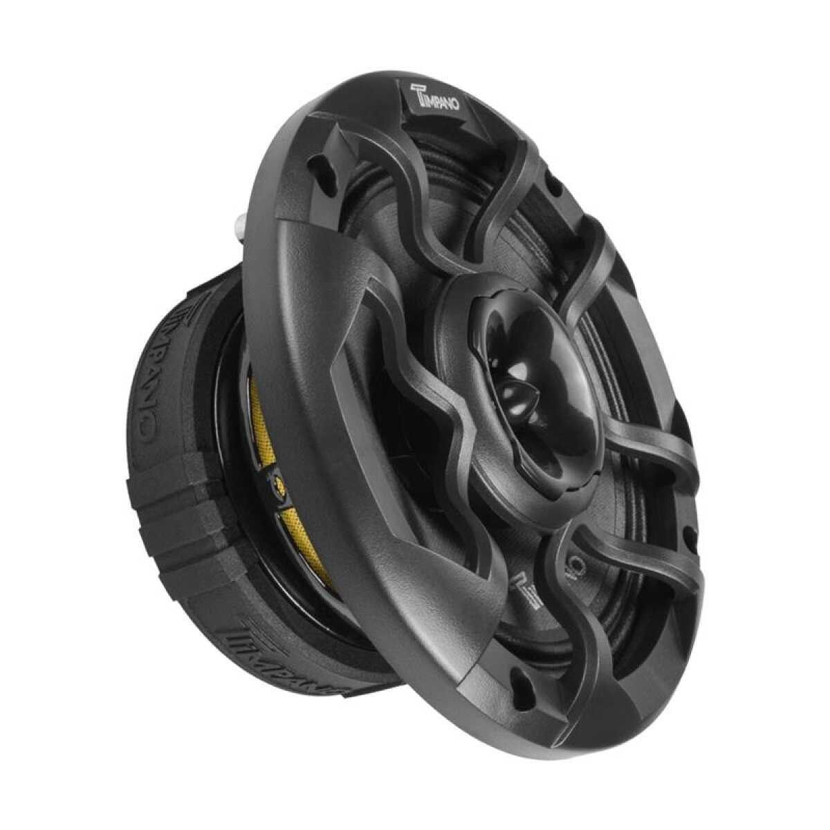 Timpano 6.5 Inch Coaxial Speaker 600W 4 Ohm Steel Basket