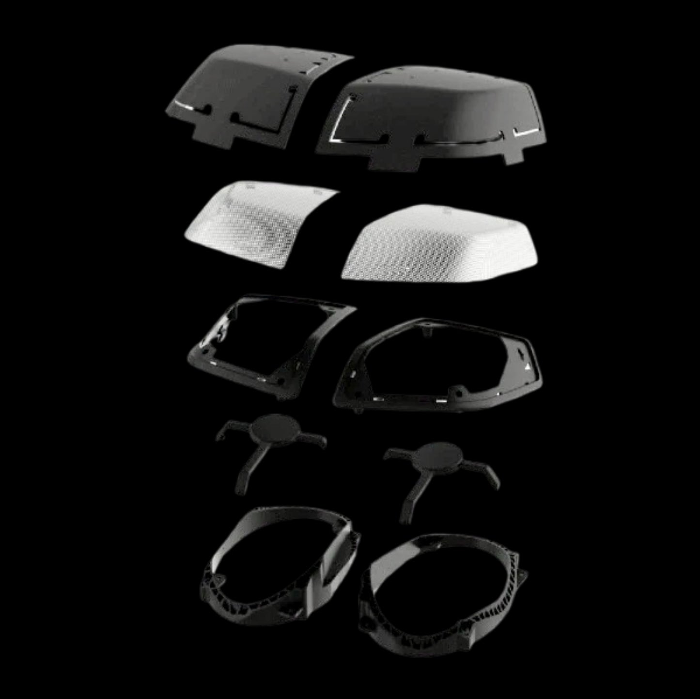 SADDLE TRAMP HARLEY DAVIDSON 6X9 CUT-IN SADDLE BAG KIT