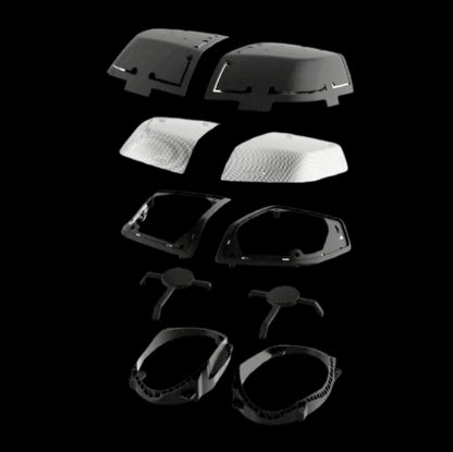 SADDLE TRAMP HARLEY DAVIDSON 6X9 CUT-IN SADDLE BAG KIT
