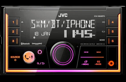 JVC DOUBLE DIN AM/FM MECHLESS BLUETOOTH & USB SIRIUSXM (KWX850BTS)