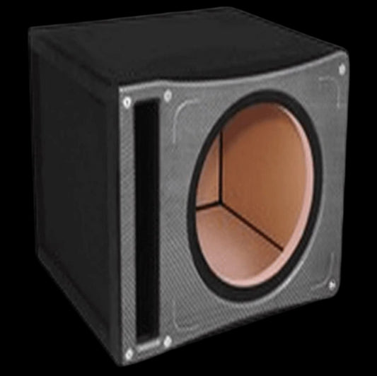 ATREND 12" SINGLE VENTED BOXRLARGE FOR SPLRCARBON FIBER GLOSS FRONT (BP12SV)