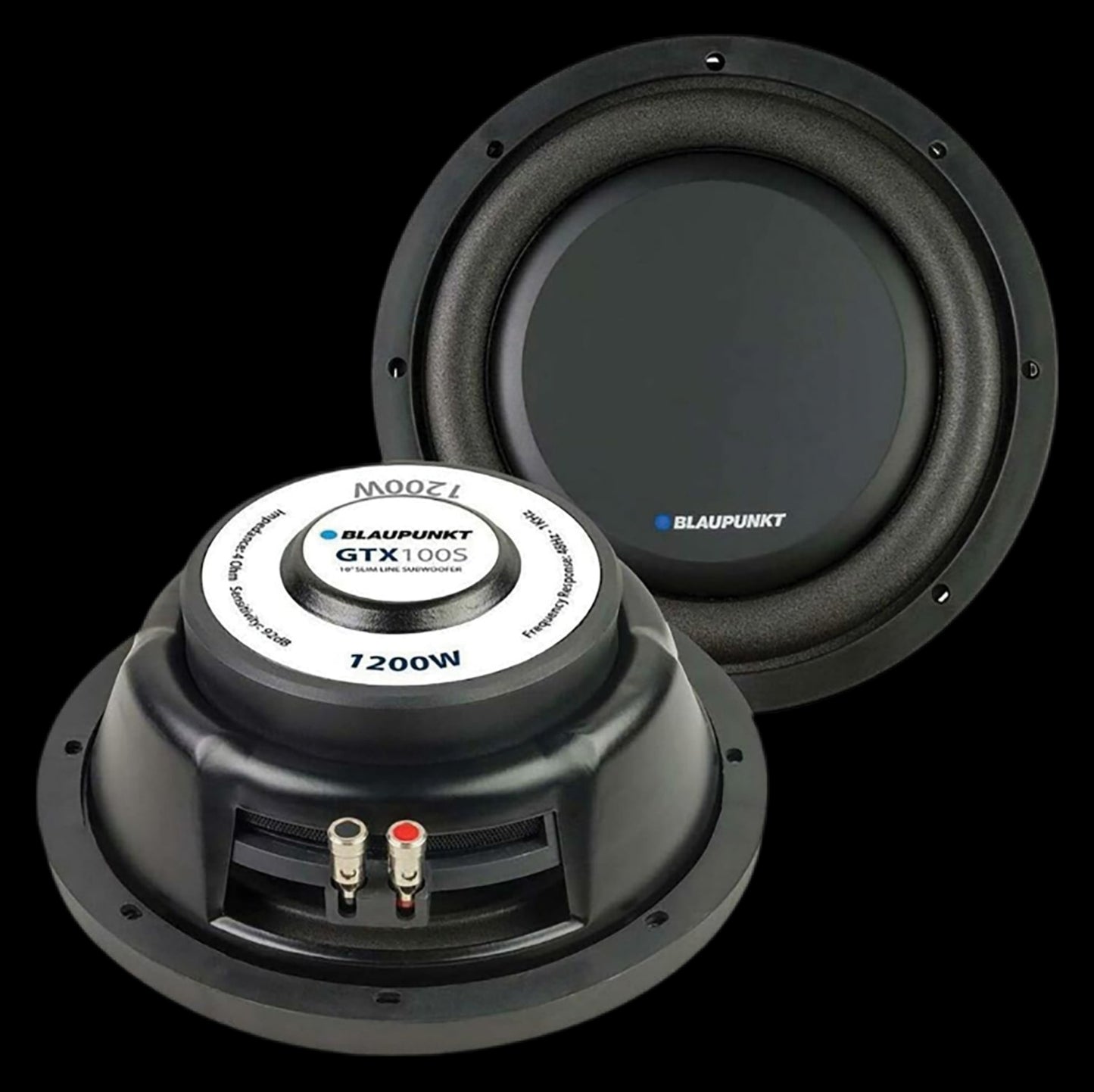 Blaupunkt 10" Slim Woofer 250W RMS/1200W Max Single 4 Ohm Voice Coil