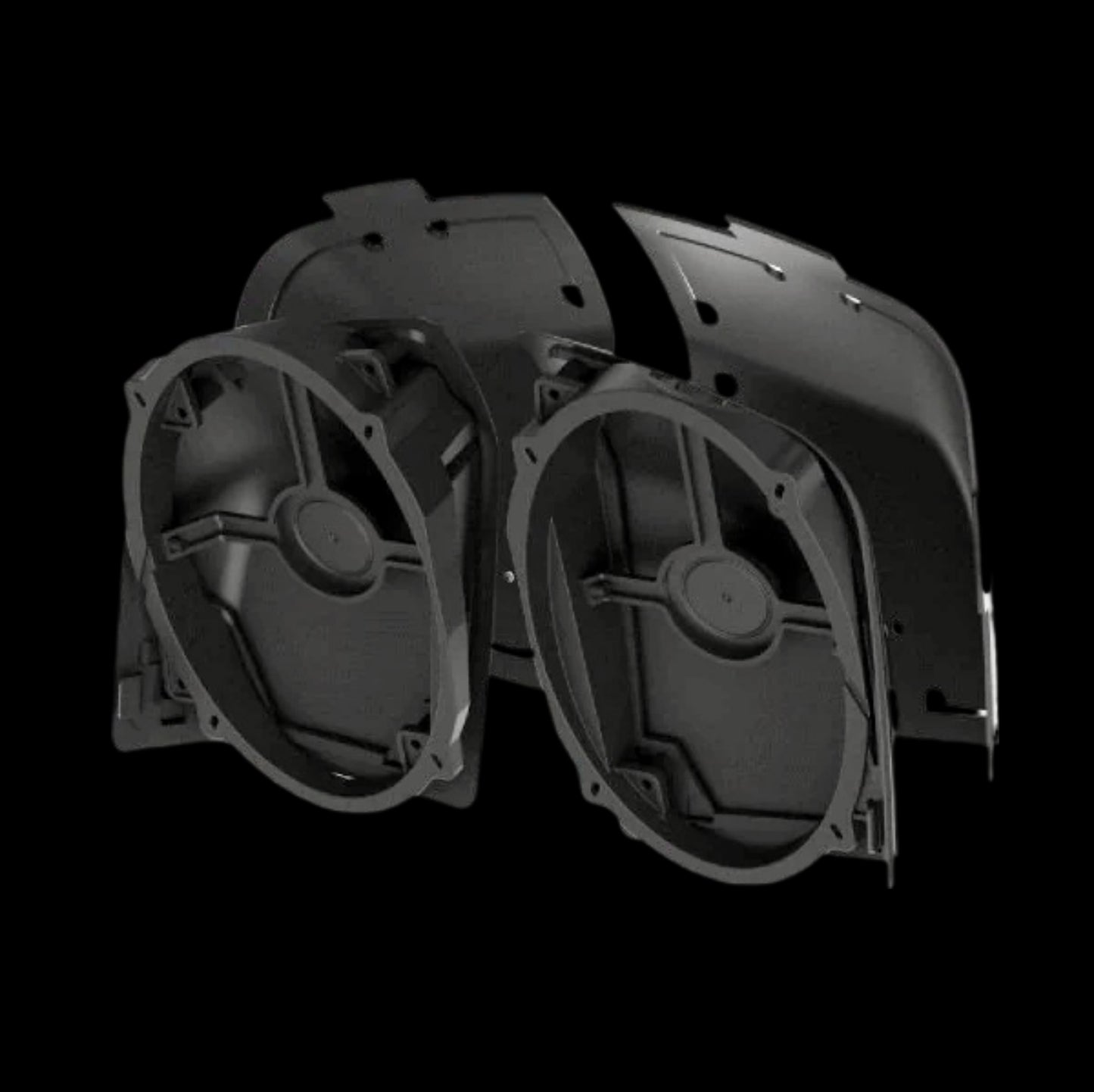 SADDLE TRAMP HARLEY DAVIDSON 6X9 CUT-IN SADDLE BAG KIT
