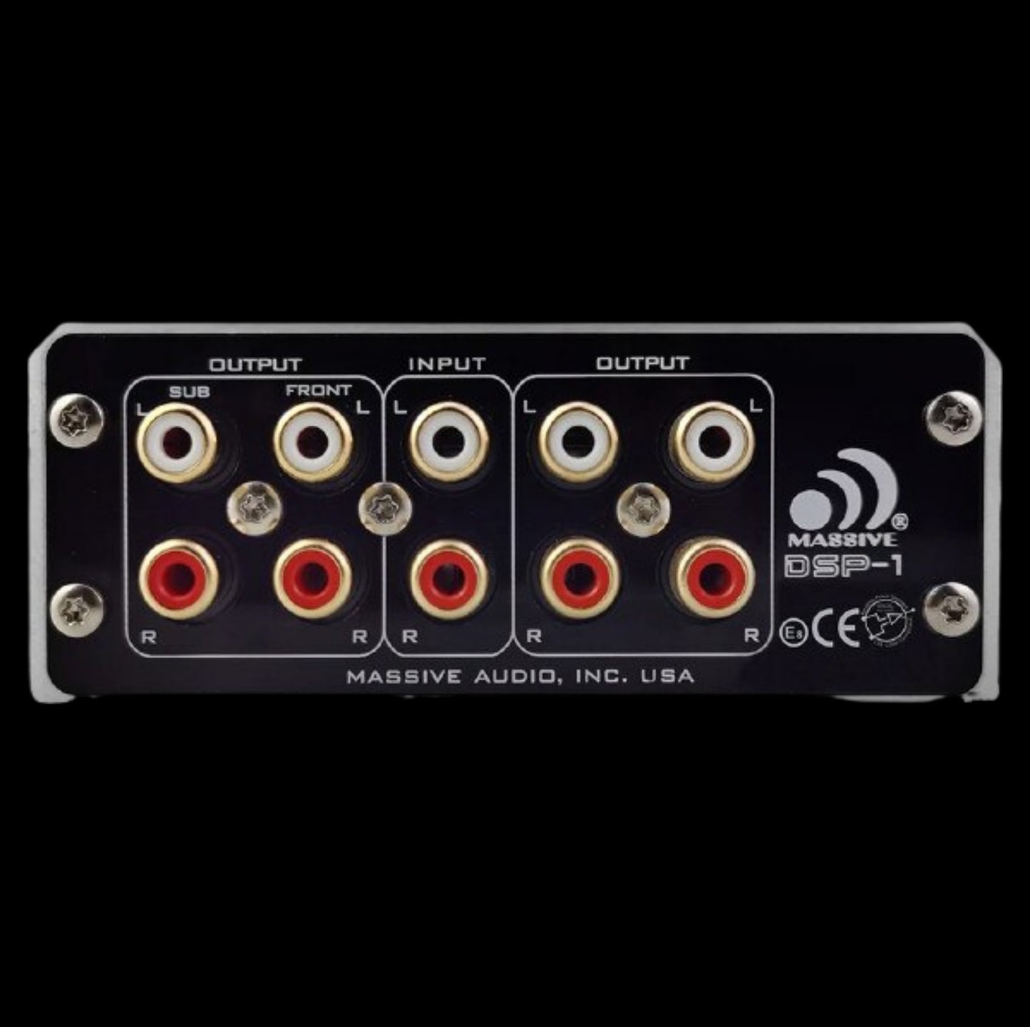MASSIVE AUDIO DSP WITH BUILT IN 4 X 60 WATT RMS AMPLIFIER & BLUETOOTH (DSP-1)