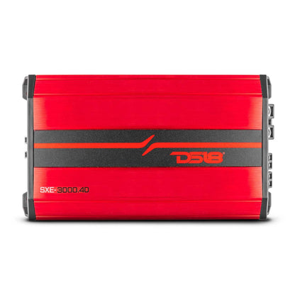 DS18 4 Channel Amplifier, 1280W RMS/3000W MAX – Red