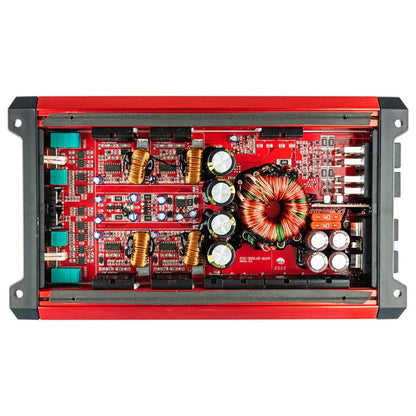 DS18 4 Channel Amplifier, 1280W RMS/3000W MAX – Red