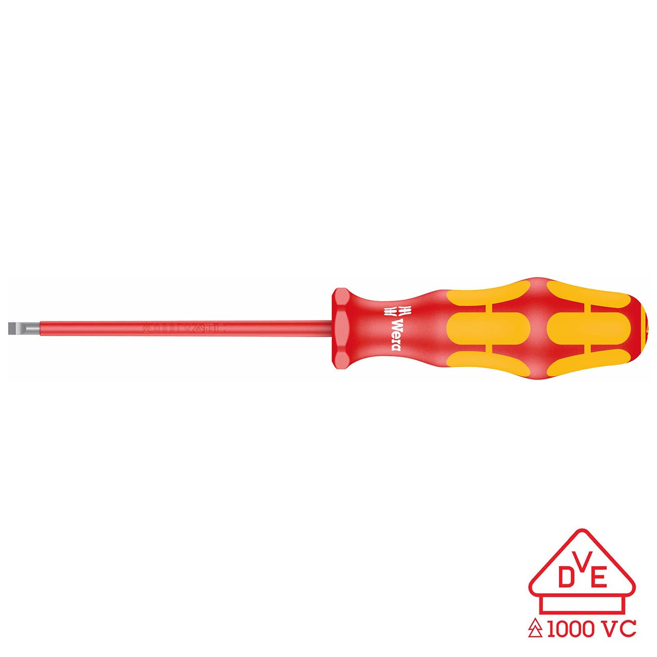 Wera Vde Insulated Screwdriver: Slotted 8mm