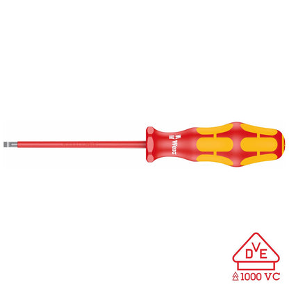 Wera Vde Insulated Screwdriver: Slotted 8mm