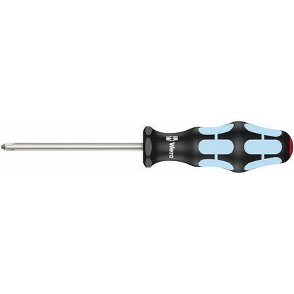 Wera Screwdriver: Phillips Ph2 X 100mm - Stainless Steel With Lasertip